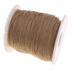 fil Nylon Tressé 1mm Beige foncé