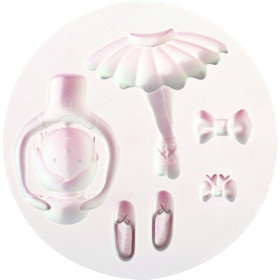 1 Mini Moule en Silicone Décoration Creations Fimo DTM ref 284453