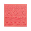 Tapis de Texture Ethnique 9cm pour Pate Fimo, Sculpey Cernit Graine Créative 265402