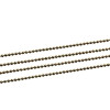 2m CHAINE A BILLES BOULES BRONZE 1.5mm H16Y qualité laiton, DIY