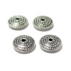 Perles Intercalaire Rondelle Picot 10mm Métal Argent Antique