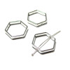 pendentifs connecteur cadre HEXAGONE
