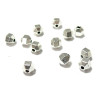 PS110103636 PAX 25 perles intercalaires Coccinelle 9mm metal couleur Argent Antique