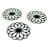 Estampes pendentif filigrane Mandala Jaune 28mm