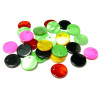 Pendentifs Nacre Pastilles 12mm Multicolores