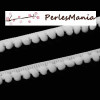 mètres de GALON POMPON 5mm BLANC