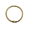 PORTE CLES, PORTE CLEFS 24mm metal couleur BRONZE Avec Chaine