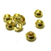 perles intercalaires Bicone 6 par 3mm trou 2,6mm metal couleur Doré