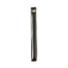 Sequins médaillons résine style émaillés Biface Tige rectangle Noir 28 par 3mm sur une base en métal dore
