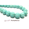 10 perles Ovales Imitation Turquoise style POTIRON 12mm, DIY 
