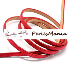 Environ 1,2 mètre de cordon SIMILI CUIR 5 par 2MM H1018B