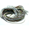 Colliers Corde MIXTE Army avec fermoirs et chaine de confort diamètre 2mm
