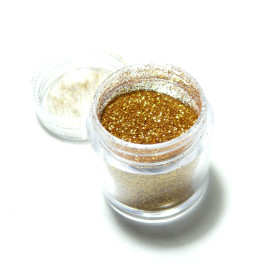 H11319I PAX 1 boite  paillette fine Or  Foncé 5gr  pour inclusion résine nail art, scrapbooking