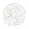 PS110131904 PAX 4 Estampes Chandeliers Multiconnecteurs filigrane Mandala 26mm Or clair