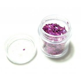 H11319G PAX 1 boite paillette fine Orange 5gr pour inclusion résine nail art, scrapbooking