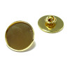 Supports de broche PINS en 25mm, Laiton finition Doré