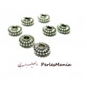 150608160518 PAX 25 perles intercalaires ROUES métal couleur Argent Antique