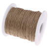 160428090701 1 Bobine d'environ 70m de fil en coton ciré 1mm  Café au lait