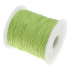 160428090701 PAX 1 Bobine d'environ 70m de fil en coton ciré 1mm  vert anis
