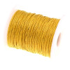160428090701 PAX 1 Bobine d'environ 70m de fil en coton ciré 1mm jaune canari