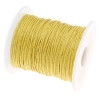 160428090701 PAX 1 Bobine d'environ 70m de fil en coton ciré 1mm jaune