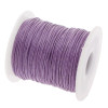 160428090701 PAX 1 Bobine d'environ 70m de fil en coton ciré 1mm lilas
