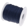 160428090701 PAX 1 Bobine d'environ 70m de fil en coton ciré 1mm bleu marine