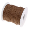 160428090701 PAX 1 Bobine d'environ 70m de fil en coton ciré 1mm café au lait