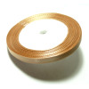 H6Y086 1 rouleau de 22 mètres ruban satin Beige Sable 6mm 