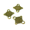 Mulit Connecteurs Losange, métal finition Bronze