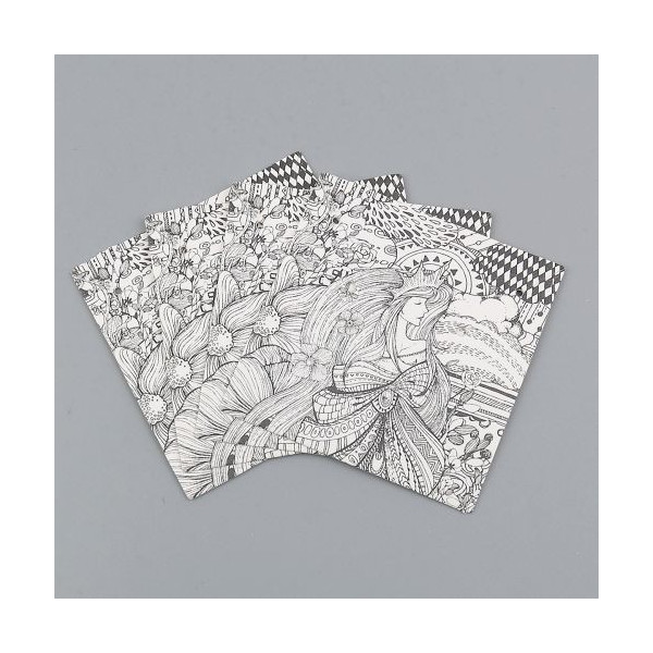 Cartes de présentation Carre pour boucles d'oreilles Fantasia