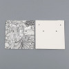Cartes de présentation Carre pour boucles d'oreilles Fantasia
