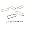 100 pendentifs connecteur ovale 19 mm ARGENT PLATINE H3811, diy 