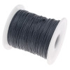 160428090701 PAX 1 Bobine d'environ 70m de fil en coton ciré 1mm gris foncé