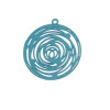 Estampes pendentif filigrane Rosace de 29mm