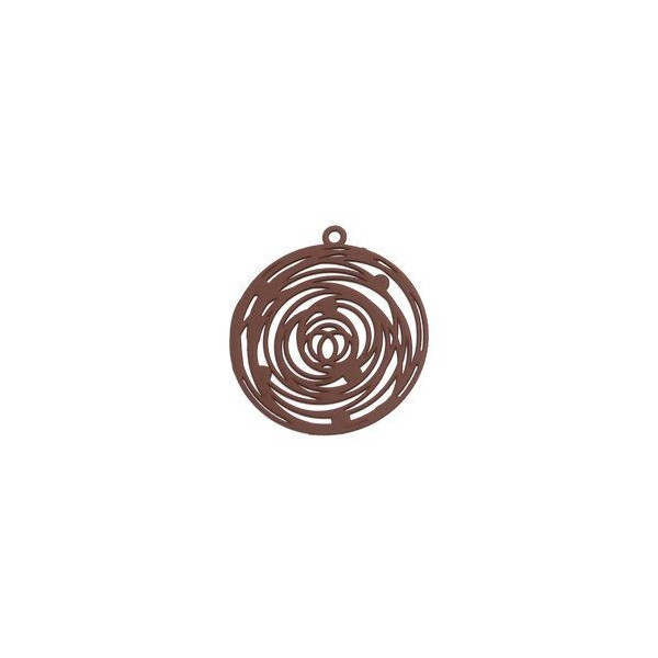 Estampes Pendentif Filigrane Rosace 29mm