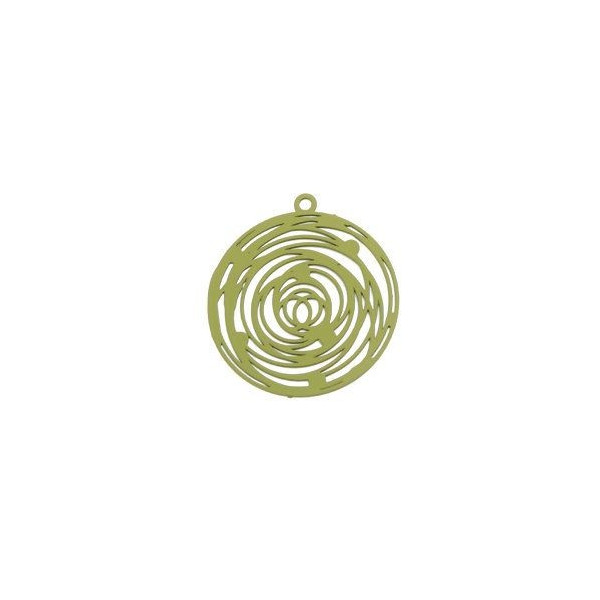 Estampes pendentif filigrane Rosace de 29mm