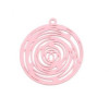 Estampes pendentif filigrane Rosace de 29mm, ROSE