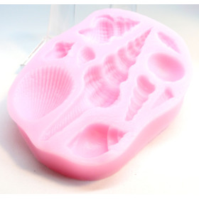 Moule en Silicone Coquillage pour création cabochon Résine