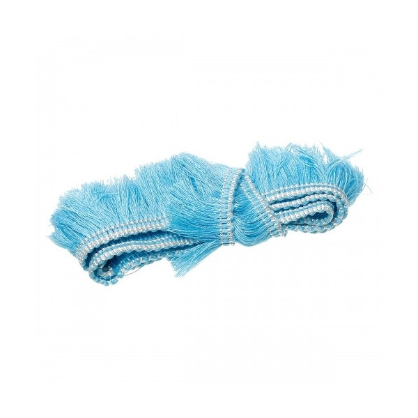 Galon Frange en Coton Bleu Ciel pour Creation Pompons 25mm S1164890