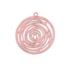 Estampes pendentif filigrane Rosace Rose de 29mm