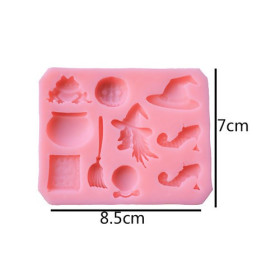 S119294 PAX 1 Moule en Silicone thème Halloween pour creation cabochon Resine