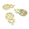 PS1163182 PAX 4 pendentifs émaillés ANANAS JAUNE 24mm