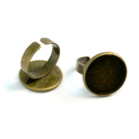 BN1127977 PAX 5 supports de bague Qualité Supérieure Laiton couleur Bronze 20mm 