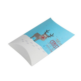 PS110212959 PAX 5 Emballage carton, Emballage Cadeau, berlingots 14cm x9.4cm Noel, Christmas