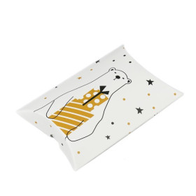 PS110212932 – Lot de 5 Emballages carton berlingots 14cm x 9.4cm Noël Christmas