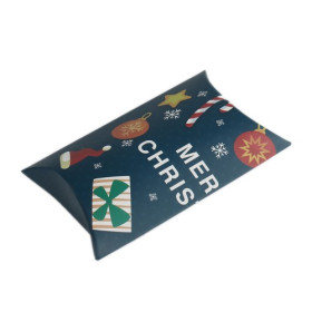 PS110212964 PAX 5 Emballage carton, Emballage Cadeau, berlingots 14cm x9.4cm Noel, Christmas