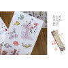 PS11006600 PAX 1 set de 6 planches de stickers Japonisant pour customisation et scrapbooking