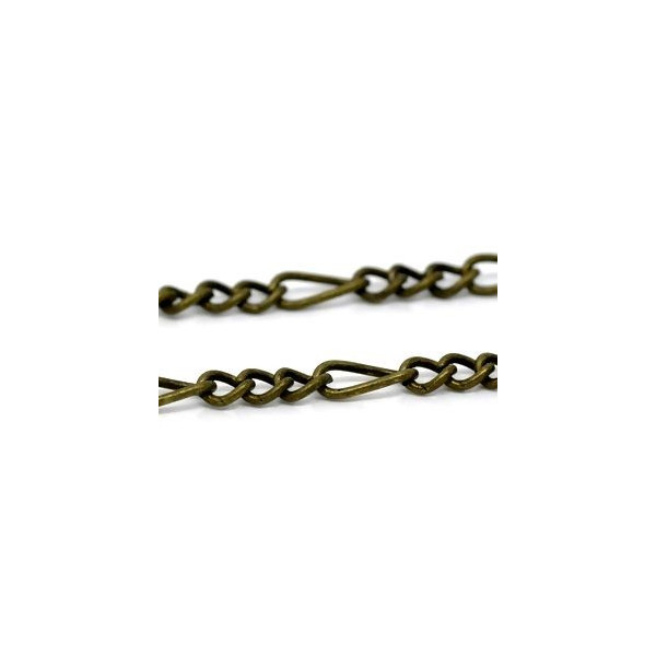 PAX 10m chaine BRONZE S1112206 pour création de colliers, DIY