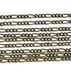 PS1112206 PAX 5m chaine métal couleur BRONZE  pour création de colliers, DIY